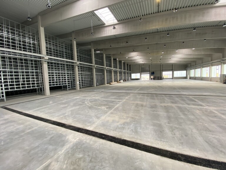 Drainage solution for production hall in Schernfeld